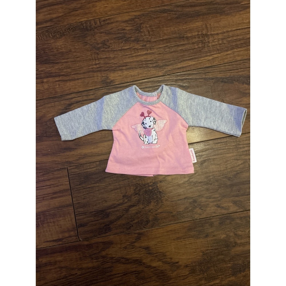 American Girl AG Retired 2015 VALENTINE'S DAY TEE SHIRT 18" Doll Fashion